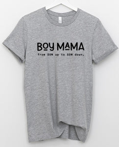 Boy Mama Graphic Tee's