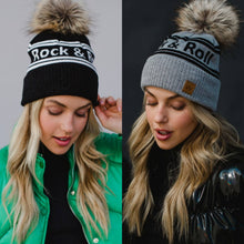 Load image into Gallery viewer, 50% off-Rock &amp; Roll Pom Pom Beanies
