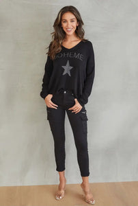 Star Lurex Sweater-Made in Italy