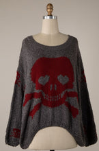 Load image into Gallery viewer, Skull with Heart Eyes Sweaters
