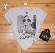 Lipstick Lady Graphic Tee