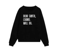 Special Price Drop-Dear Santa Graphic Pullover