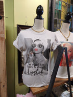 Lipstick Lady Tee Shirt