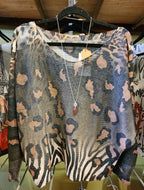 Cheetah & Zebra Sweater-Made in Italy