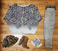 Leopard & Hearts Sweaters
