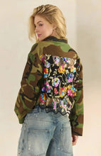 Load image into Gallery viewer, Restock Alert!! Camo Jacket W/Sequin Detail
