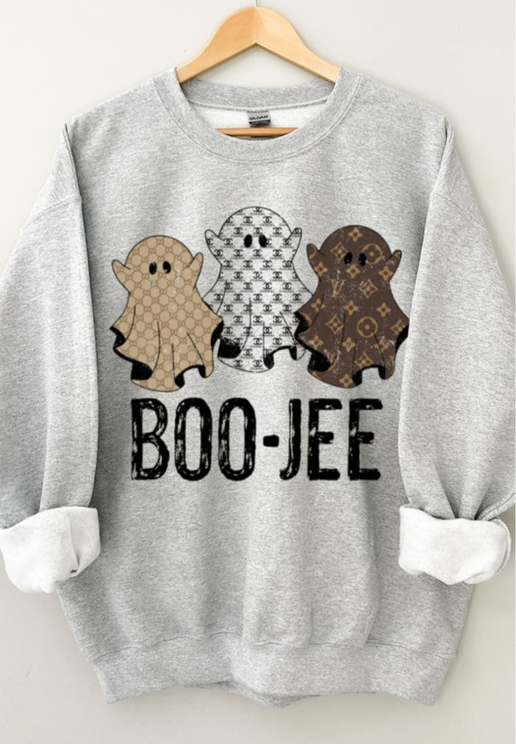 Boo Jee Graphic Pullover Tops