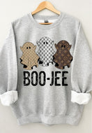 Boo Jee Graphic Pullover Tops